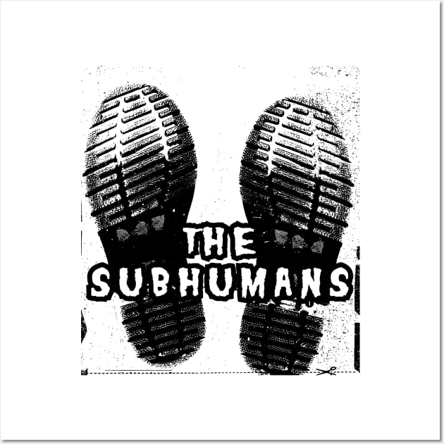the subhumans classic boot Wall Art by angga108